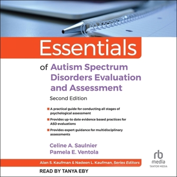 MP3 CD Essentials of Autism Spectrum Disorders Evaluation and Assessment, 2nd Edition Book