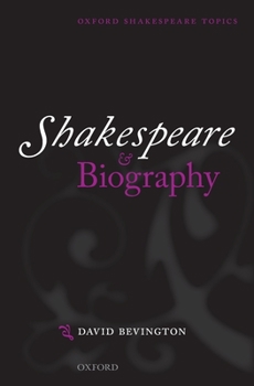 Paperback Shakespeare and Biography Book