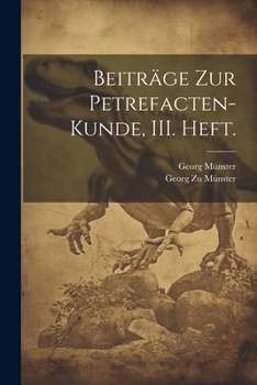 Paperback Beiträge zur Petrefacten-Kunde, III. Heft. [German] Book