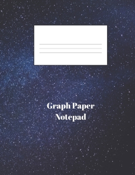 Paperback Graph Paper Notepad: Quad-ruled 4x4 Sheets - 8.5 x 11 Space Cover Book