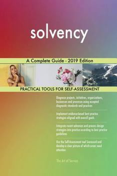 Paperback solvency A Complete Guide - 2019 Edition Book