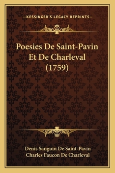 Paperback Poesies De Saint-Pavin Et De Charleval (1759) [French] Book