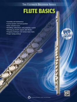 Paperback Ultimate Beginner Flute Basics: Book & DVD Book