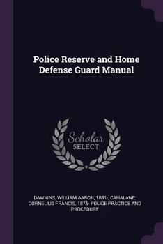 Paperback Police Reserve and Home Defense Guard Manual Book