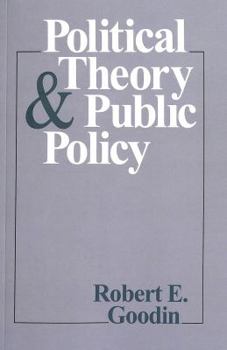 Paperback Political Theory and Public Policy Book