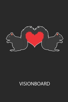 Paperback Visionboard: Halte deine Visionen schriftlich fest und motiviere dich jeden Tag aufs Neue, wenn du das Buch ?ffnest und das geschri [German] Book