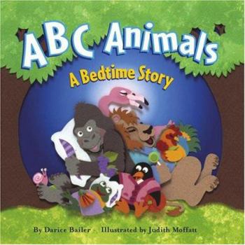 Hardcover ABC Animals: A Bedtime Story Book