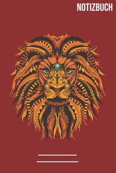 Notizbuch Löwe: A5  Notebook • 111 Seiten  • Extra  Kalender 2020 •  Einzigartig •  Dotgrid •  Dotted •  Punktraster  • Geschenk • Geschenkidee (German Edition)