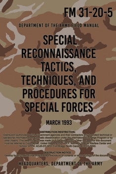 Paperback FM 31-20-5 Special Reconnaissance Tactics, Techniques and Procedures for Special Forces Book