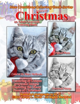 Paperback New Creations Coloring Book Series: Faces of Christmas Book