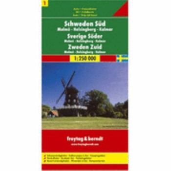 Sheet 1, Sweden South/Malmo/Helsingborg/Kalmar (Road Maps)