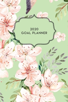 Paperback 2020 Goal Planner: 2020 Dated Goal Planner Focus Weekly Monthly Book