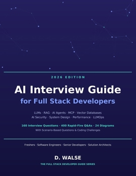 Paperback AI Interview Guide for Full Stack Developers: AI Interview Preparation for Full Stack Developers Book