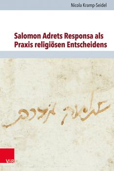 Hardcover Salomon Adrets Responsa ALS PRAXIS Religiosen Entscheidens [German] Book