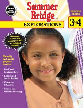 Paperback Summer Bridge Explorations, Grades 3 - 4 Book