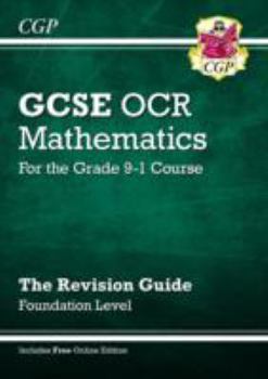 Paperback GCSE Maths OCR Revision Guide Foundation [Unknown] Book
