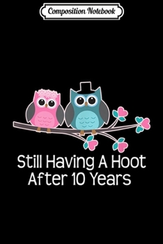 Composition Notebook: 10th Wedding Anniversary s Gifts 10 Years  Journal/Notebook Blank Lined Ruled 6x9 100 Pages