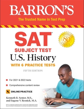 Paperback SAT Subject Test U.S. History: With 6 Practice Tests Book