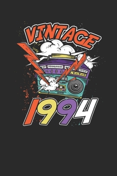 Vintage 1994: Graph Paper Notebook – Birthday Gift or Anniversary Gift Idea