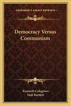 Paperback Democracy Versus Communism Book