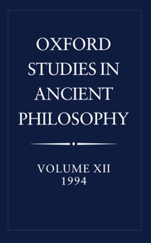 Hardcover Oxford Studies in Ancient Philosophy Book