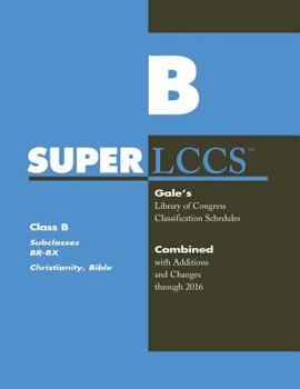 Paperback SUPERLCCS: Class B: Subclasses Br-Bx: Christianity, Bible Book