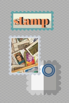 Paperback Stamp: Dot grid - Journal Note Pages Book