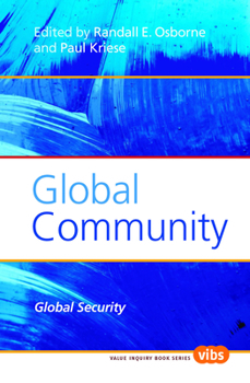 Hardcover Global Community: Global Security Book