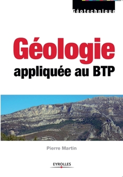 Paperback Géologie appliquée au BTP [French] Book