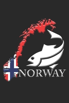 Paperback Wikstroem - Notes: Norway Fish Fishing - Notebook 6x9 checkered Book