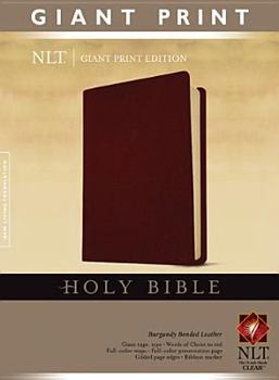 Paperback Giant Print Bible-NLT [Large Print] Book