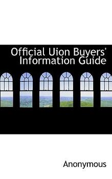 Paperback Official Uion Buyers' Information Guide Book