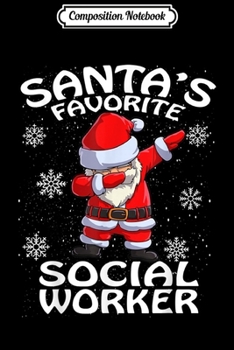 Paperback Composition Notebook: Santa's Favorite waitress Funny Christmas 2019 Gift Journal/Notebook Blank Lined Ruled 6x9 100 Pages Book