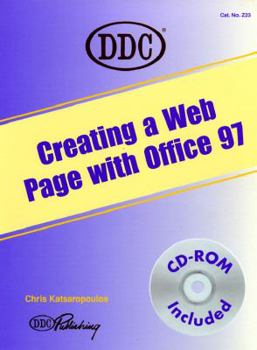 Hardcover Create a Web Page with Office 97 [With CDROM] Book