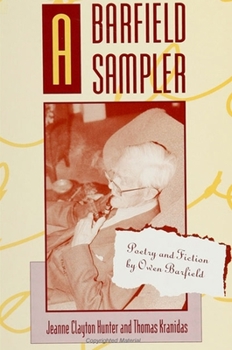 Paperback A Barfield Sampler: Poetry and Fiction by Owen Barfield Book
