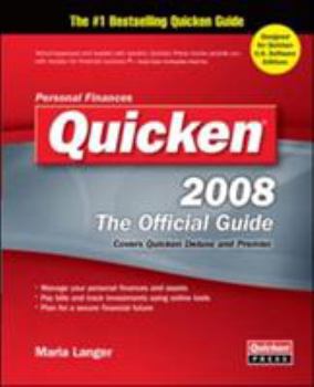 Paperback Quicken 2008 the Official Guide Book