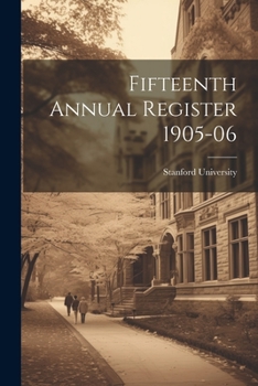 Paperback Fifteenth Annual Register 1905-06 Book