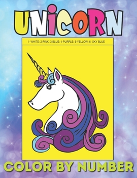 Paperback Unicorn Color by Number: Magical Unicorn Colour by Numbers (Colour by Numbers for Children) Book