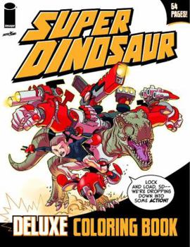 Paperback Super Dinosaur Deluxe Coloring Book