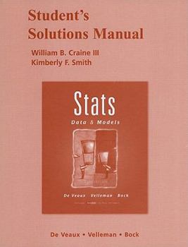 Paperback Stats: Data and Models: Student Solutions Manual Book