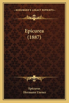 Paperback Epicurea (1887) [Latin] Book