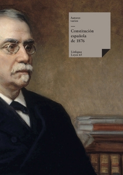 Paperback Constitución española de 1876 [Spanish] Book