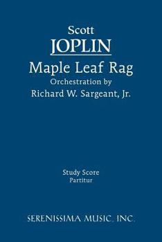 Paperback Maple Leaf Rag: Study score Book