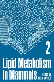 Paperback Lipid Metabolism in Mammals Book