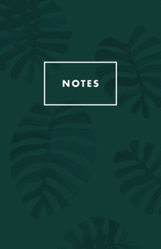 Notes: Forest Green Monstera Leaf Tropical Palm Beach Paperback Journal / Diary / Notebook with 100 Lined, Cream-colored Pages for Writing Notes and ... Prime Floridian (Prime Floridian Notebooks)