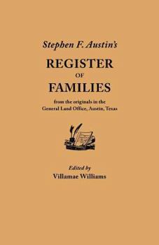 Stephen F. Austin's Register of Families