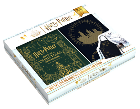Hardcover Harry Potter: Gift Set Edition Christmas Cookbook and Apron: Plus Exclusive Apron [With Apron] Book