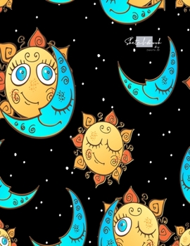 Sketchbook: The sun and the moon Sketchbook for Kids: 110 Pages of 8.5"x 11" Blank Paper for Drawing, Doodling or Sketching