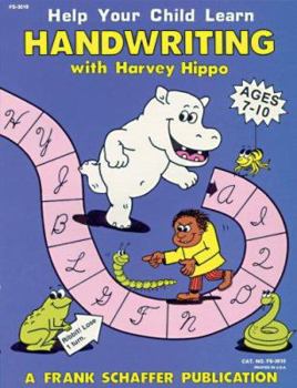 Paperback Handwriting With Harvey Hippo, Grades 2 to 4 Book