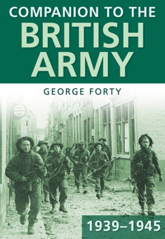 Paperback Companion to the British Army 1939--45 Book